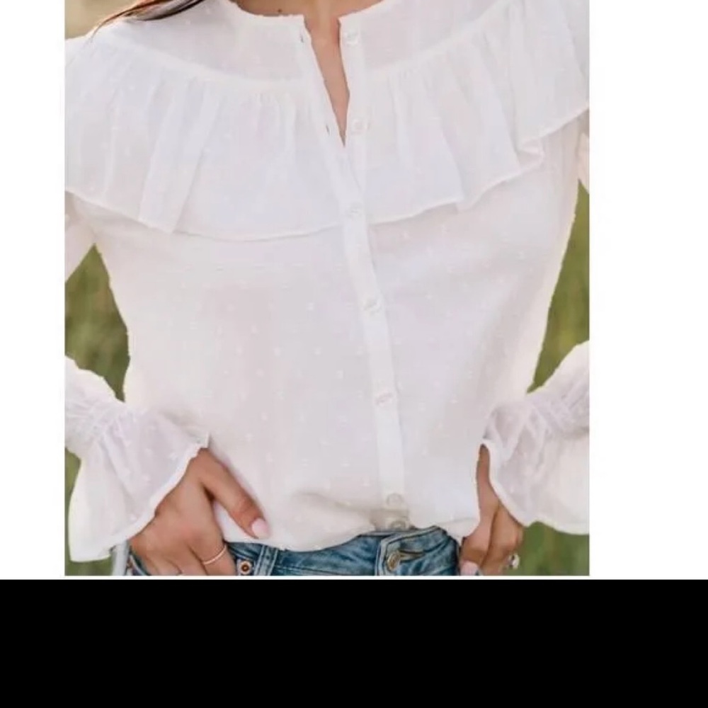 Rachel Parcell Ruffle Blouse - Picture 2 of 4